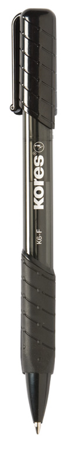 Trojhranné kuličkové pero Kores K6-F Pen 0.7 černé